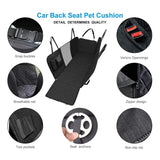 143×153CM Double Zipper Car Pet Seat Pad Waterproof Dirt Resistant Suitable Multiple Models Solid Color Cars Rear Seats Cushions - My Mila