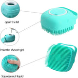 Pet Bathing Brush Soft Silicone Massager Shower Gel Bathing Brush Clean Tools Comb Dog Cat Cleaning Grooming Supplies - My Mila